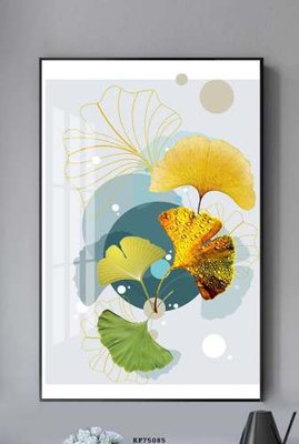 File PSD File tranh hiện đại pha lê gương KF75085 (bản gốc) cho nhà in