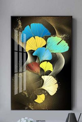 Download file File tranh hiện đại pha lê gương KF75095 (gốc) in mica ốp bếp