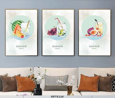 File tranh File tranh hiện đại pha lê gương KF75126 (bản gốc) treo tường