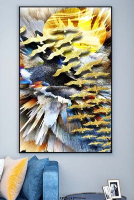 Tệp tin gốc File tranh hiện đại pha lê gương KF75131 (dùng cho in ấn) chuyên nghiệp