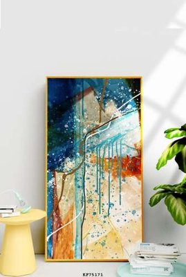 File tranh File tranh hiện đại pha lê gương KF75171 (bản gốc) trang trí văn phòng