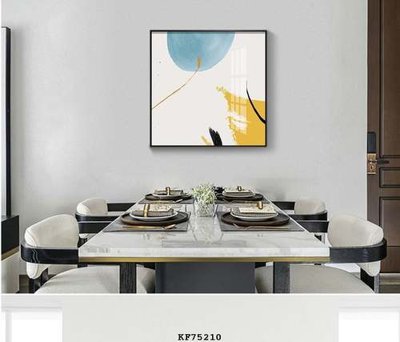 File in trần File tranh hiện đại pha lê gương KF75210 (bản gốc) mây trời