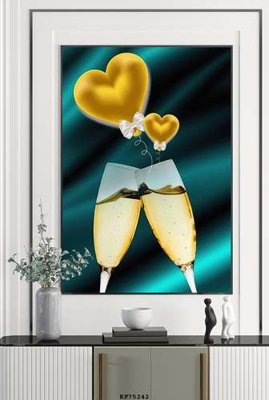 Download file gốc File tranh hiện đại pha lê gương KF75242 (in mica) logo