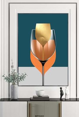 File PSD File tranh hiện đại pha lê gương KF75268 (gốc) cho designer