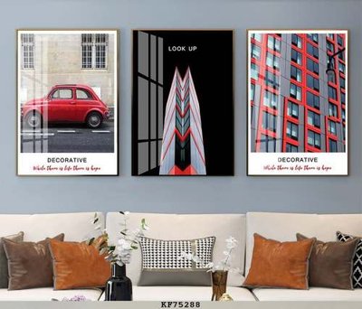 Ảnh gốc File tranh hiện đại pha lê gương KF75288 (độ nét cao) in tráng gương