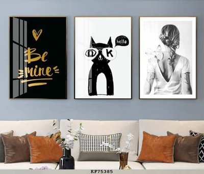 File gốc File tranh hiện đại pha lê gương KF75385 (in 3D) cho trang trí