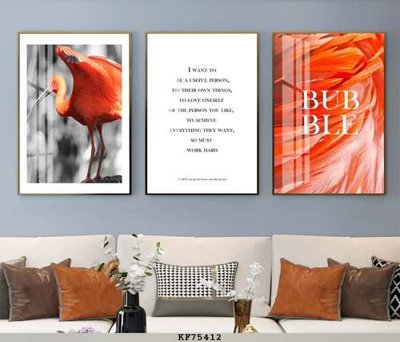 File in lụa File tranh hiện đại pha lê gương KF75412 (tân cổ điển) File tranh hiện đại pha lê gương KF75412