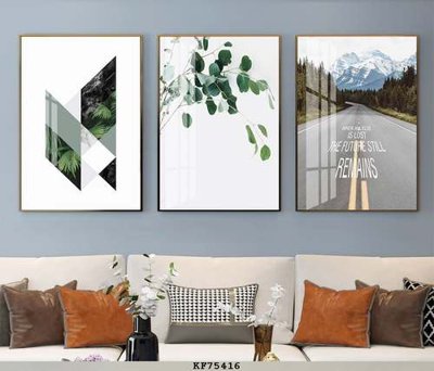 File in ấn File tranh hiện đại pha lê gương KF75416 (bản gốc) cao cấp