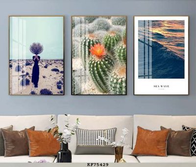 Tải file PSD File tranh hiện đại pha lê gương KF75429 (nguyên layer) để in