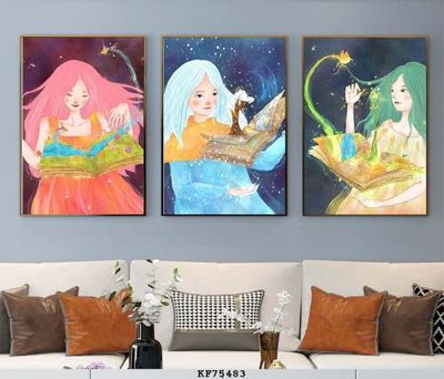 File gốc File tranh hiện đại pha lê gương KF75483 (in ấn) màu sắc trung thực