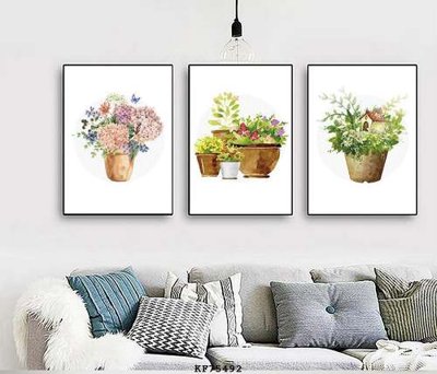 File in mica File tranh hiện đại pha lê gương KF75492 (bản gốc) làm vách ngăn