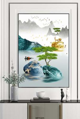 Tải file File tranh hiện đại pha lê gương KF75495 (gốc) in trên mọi chất liệu