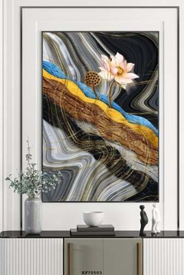 File ảnh File tranh hiện đại pha lê gương KF75503 (gốc) in biển hiệu