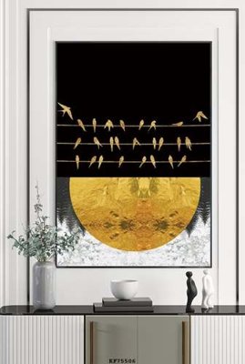 File PSD File tranh hiện đại pha lê gương KF75506 (gốc) cho designer