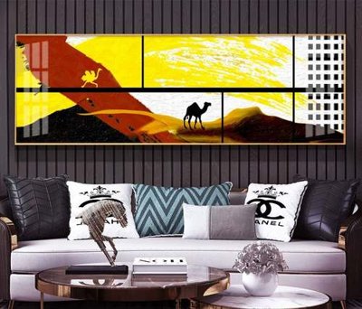 Download file tranh PSD File tranh hiện đại pha lê gương KF75519 để chỉnh sửa