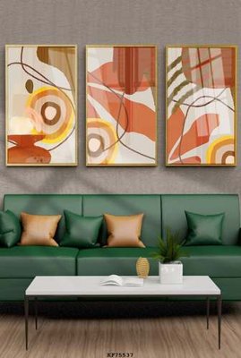 File in trần File tranh hiện đại pha lê gương KF75537 (bản gốc) 5D