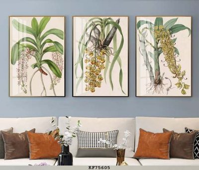 File tranh File tranh hiện đại pha lê gương KF75605 (gốc) chủ đề thiên nhiên