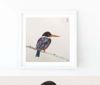 Chi tiết file ảnh File tranh hiện đại pha lê gương KF75616 sắc nét