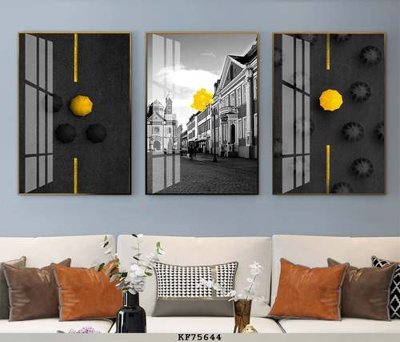 File gốc File tranh hiện đại pha lê gương KF75644 (in ấn) màu sắc trung thực