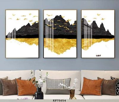 File gốc File tranh hiện đại pha lê gương KF75654 (trang trí) cho phòng khách