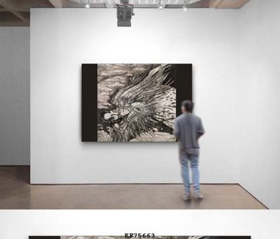 File in trần File tranh hiện đại pha lê gương KF75663 (bản gốc) hoa văn