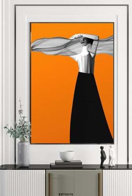 File gốc File tranh hiện đại pha lê gương KF75670 (PNG) nền trong suốt