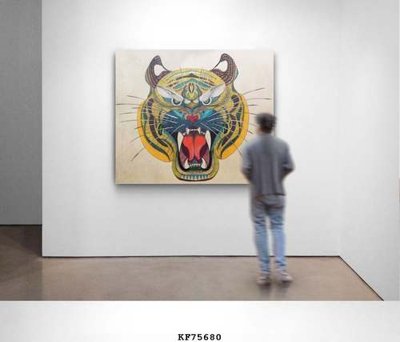 File tranh File tranh hiện đại pha lê gương KF75680 (gốc) in film