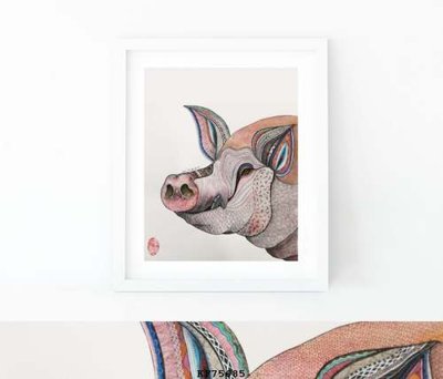 Ảnh gốc File tranh hiện đại pha lê gương KF75685 (siêu chi tiết) để in ấn