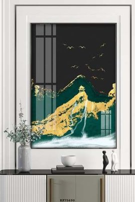 Download file File tranh hiện đại pha lê gương KF75690 (chuẩn in) chất lượng cao