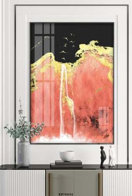 File gốc File tranh hiện đại pha lê gương KF75692 (phiên bản chuẩn) để in ấn