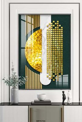 File tranh File tranh hiện đại pha lê gương KF75706 (ảnh gốc) in trần nhà