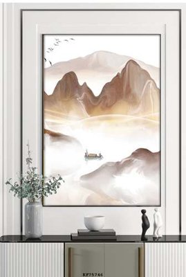 File gốc File tranh hiện đại pha lê gương KF75746 (AI/EPS) cho in ấn