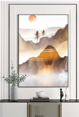 Tải file File tranh hiện đại pha lê gương KF75747 (gốc) làm file tranh quảng cáo