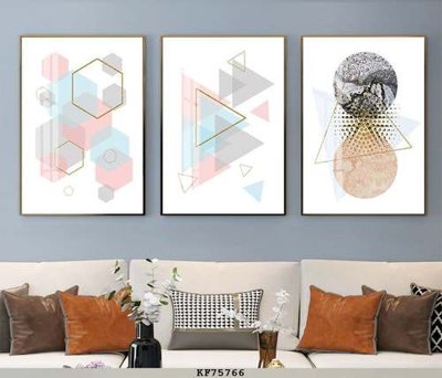 File in trần File tranh hiện đại pha lê gương KF75766 (bản gốc) phong cảnh