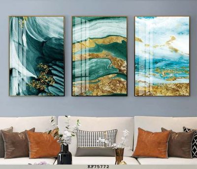 File ảnh File tranh hiện đại pha lê gương KF75772 (gốc) cho trang trí nhà hàng