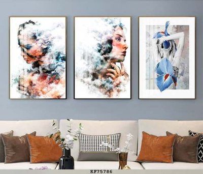 Download file gốc File tranh hiện đại pha lê gương KF75786 (in mica) trong suốt