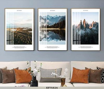 File tranh File tranh hiện đại pha lê gương KF75824 (bản gốc) in canvas