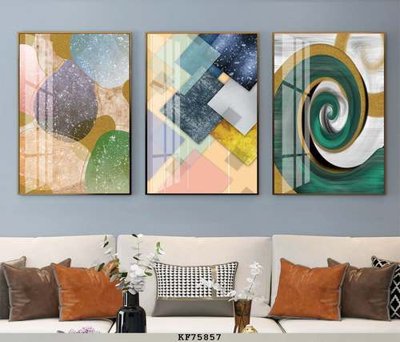 File tranh in trần File tranh hiện đại pha lê gương KF75857 (ảnh gốc siêu nét)