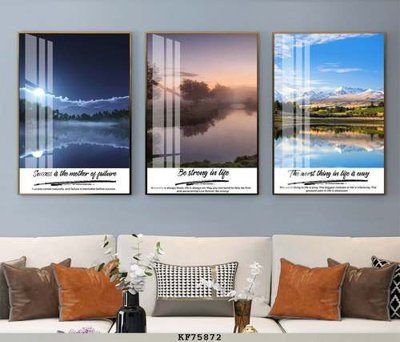 Ảnh gốc File tranh hiện đại pha lê gương KF75872 (độ nét cao) in tráng gương