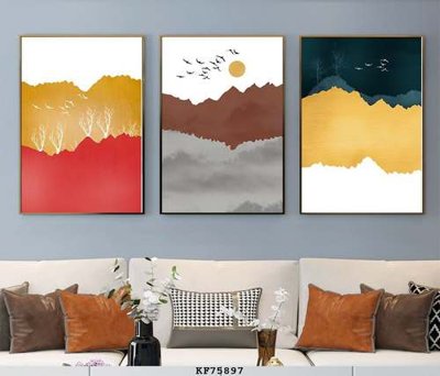 File gốc File tranh hiện đại pha lê gương KF75897 (thiết kế) cho in ấn