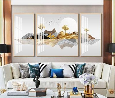 File PSD in ấn File tranh hiện đại pha lê gương KF75898 (chất lượng cao)