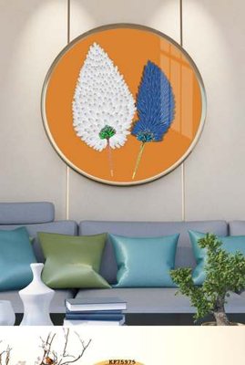 File tranh gốc File tranh hiện đại pha lê gương KF75975 (bản quyền) Filetranh.com