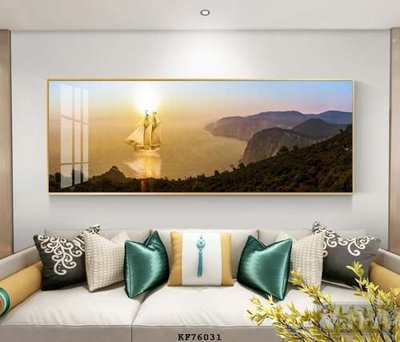 File gốc File tranh hiện đại pha lê gương KF76031 (chuẩn màu) cho in offset