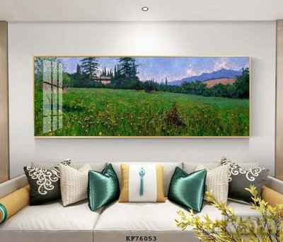 Hình ảnh file gốc in trần nhà File tranh hiện đại pha lê gương KF76053