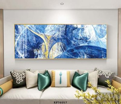 File tranh File tranh hiện đại pha lê gương KF76057 (bản gốc) in lụa 3D