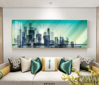 File ảnh File tranh hiện đại pha lê gương KF76101 (gốc) in PP, decal