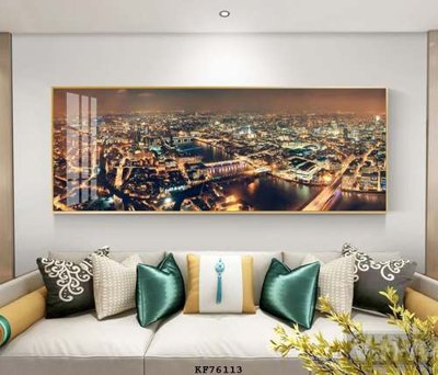 Tải file File tranh hiện đại pha lê gương KF76113 (gốc) chủ đề phong thủy