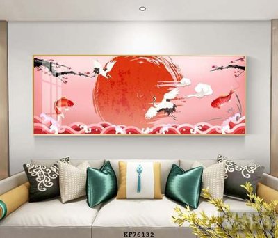 File gốc File tranh hiện đại pha lê gương KF76132 (in 3D) cho trang trí