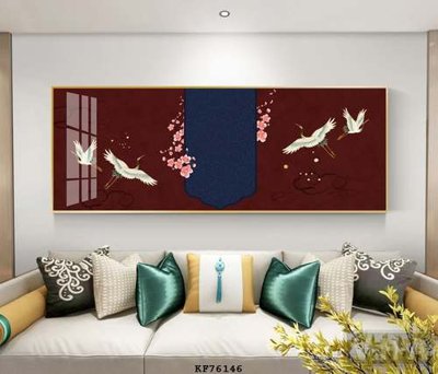 File tranh File tranh hiện đại pha lê gương KF76146 (bản gốc) treo phòng ăn