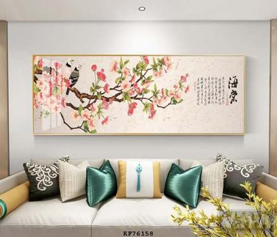 File gốc File tranh hiện đại pha lê gương KF76158 (in ấn) màu sắc trung thực